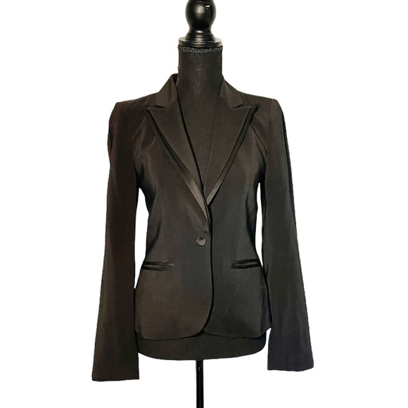 Club Monaco Light Wool Tuxedo Blazer Size